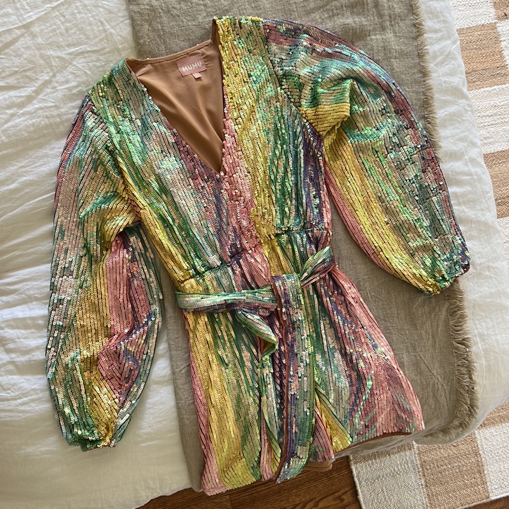 THE ERA TOUR DRESS -pastel sequin show stopper Show me your mumu
